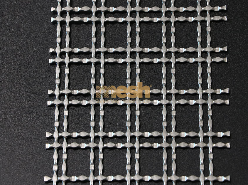 Crimped Woven Mesh Shields Light: Adjusting Indoor Light and Dark