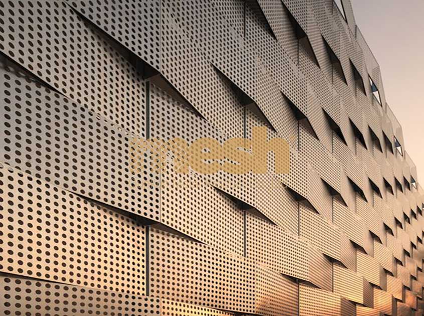 Artistic expression of Decorative Perforated Metal Mesh in interior decoration