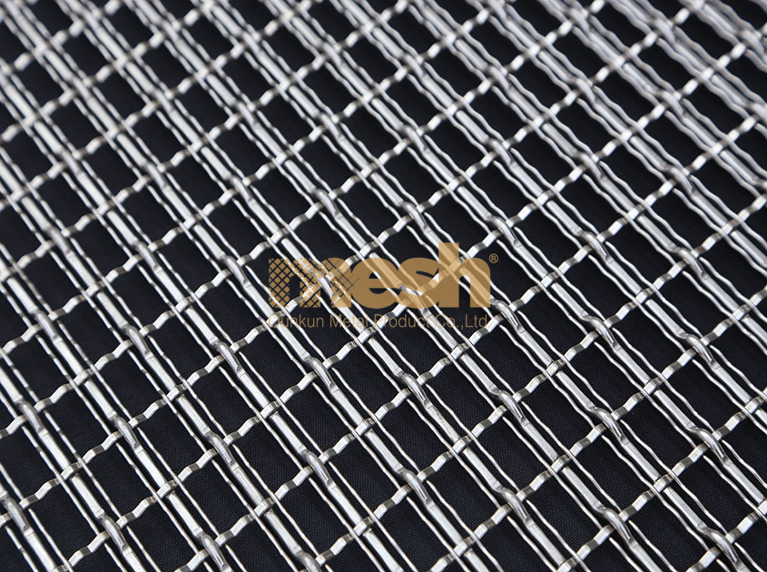 Crimped Woven Mesh: Balancing Privacy and Airflow