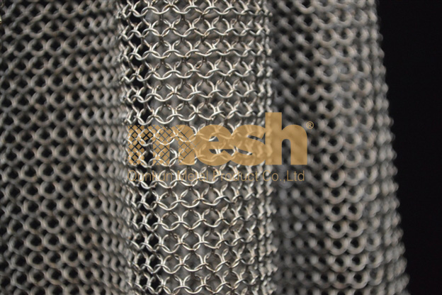 Enhance Your Space with Ring Mesh Curtain Design