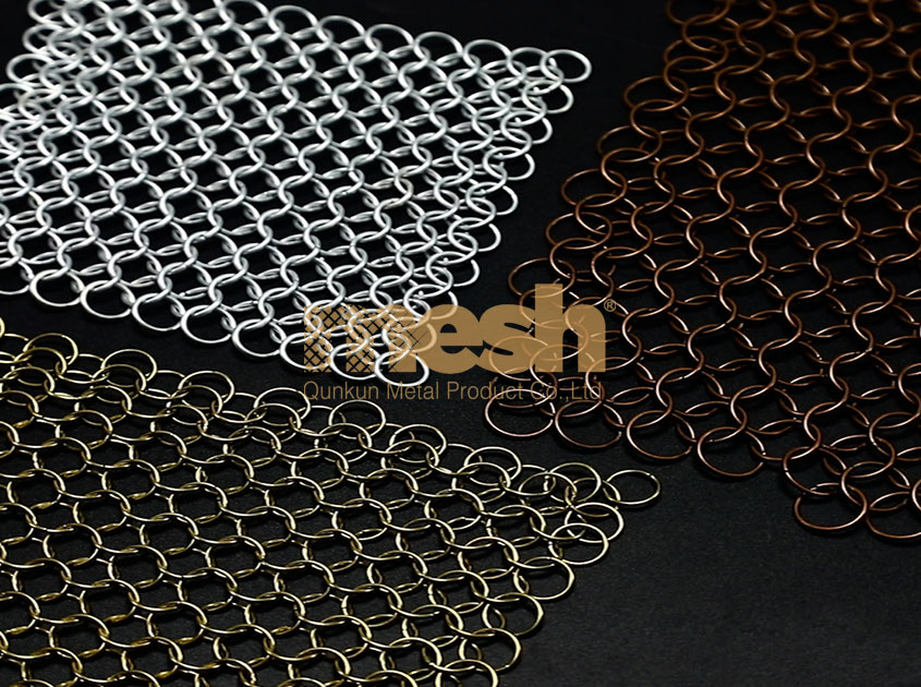 Ring Mesh Curtain in Modern Kitchen Design: Functional Chic