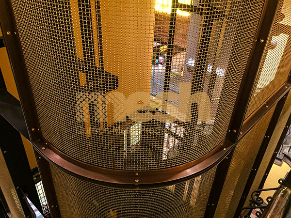 Elevators with a Twist: Woven Metal Mesh for Elevators a Modern Touch