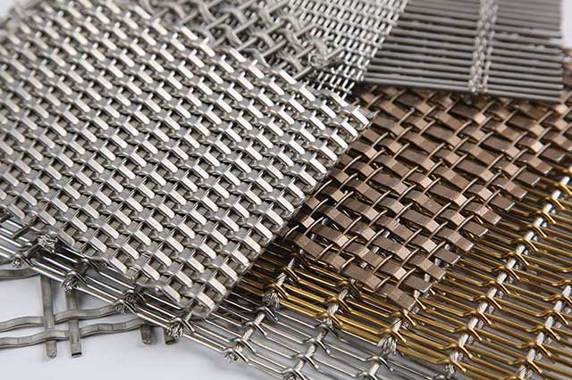 Construction metal decorative mesh has excellent decorative effect