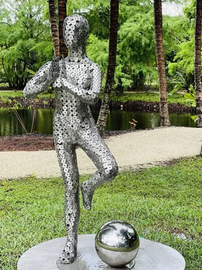 stainless steel figure Art Sculptures