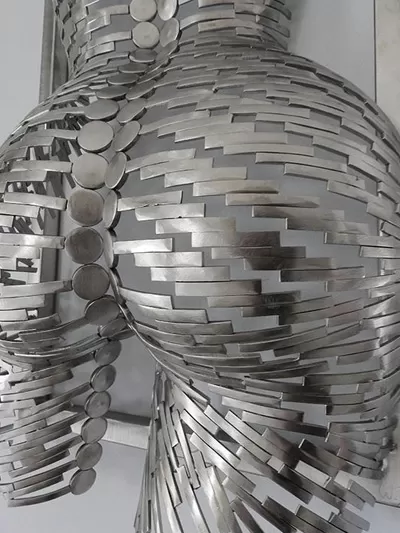 stainless steel figure Art Sculptures