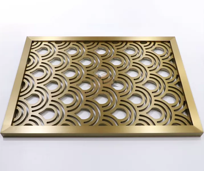 Stainless steel carved screen partition-04