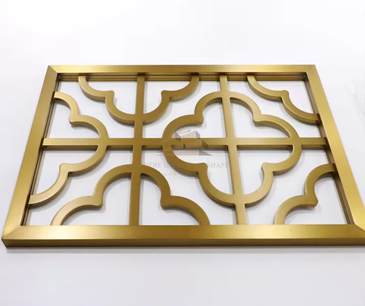 Stainless steel carved screen partition-06