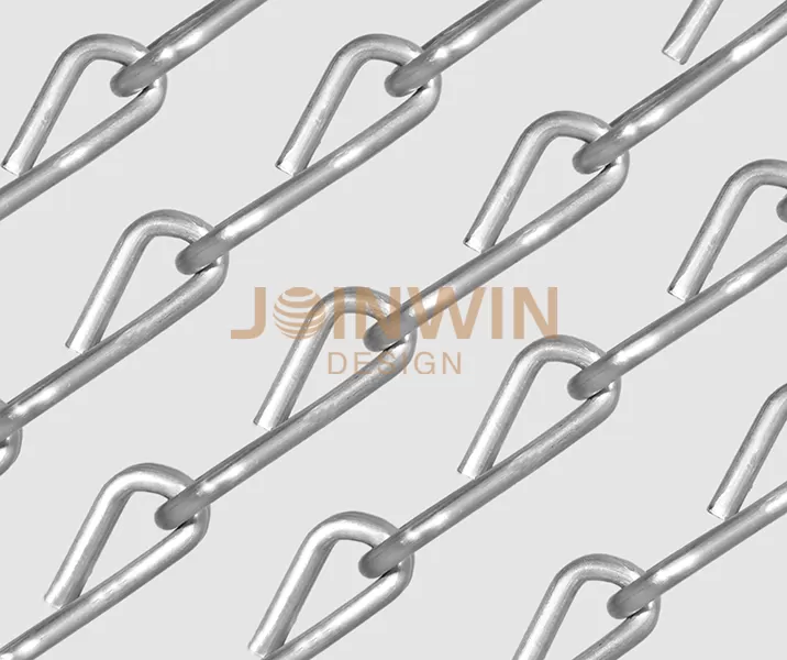 Chain Link Curtain QKCLC-02(matte silver)