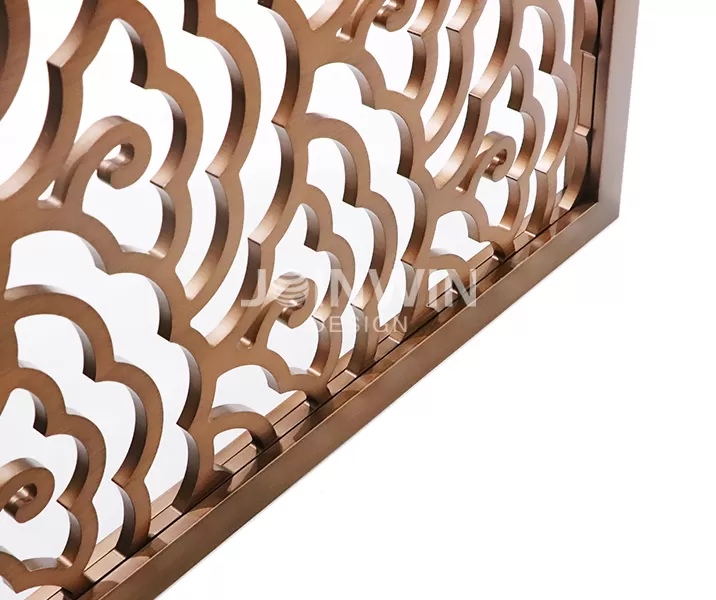 Stainless steel carved screen partition-05