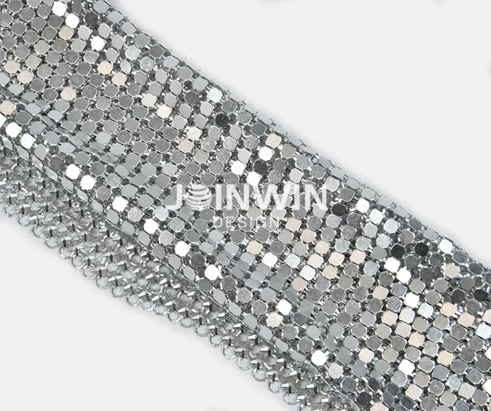 Aluminum Sequin Fabric-14